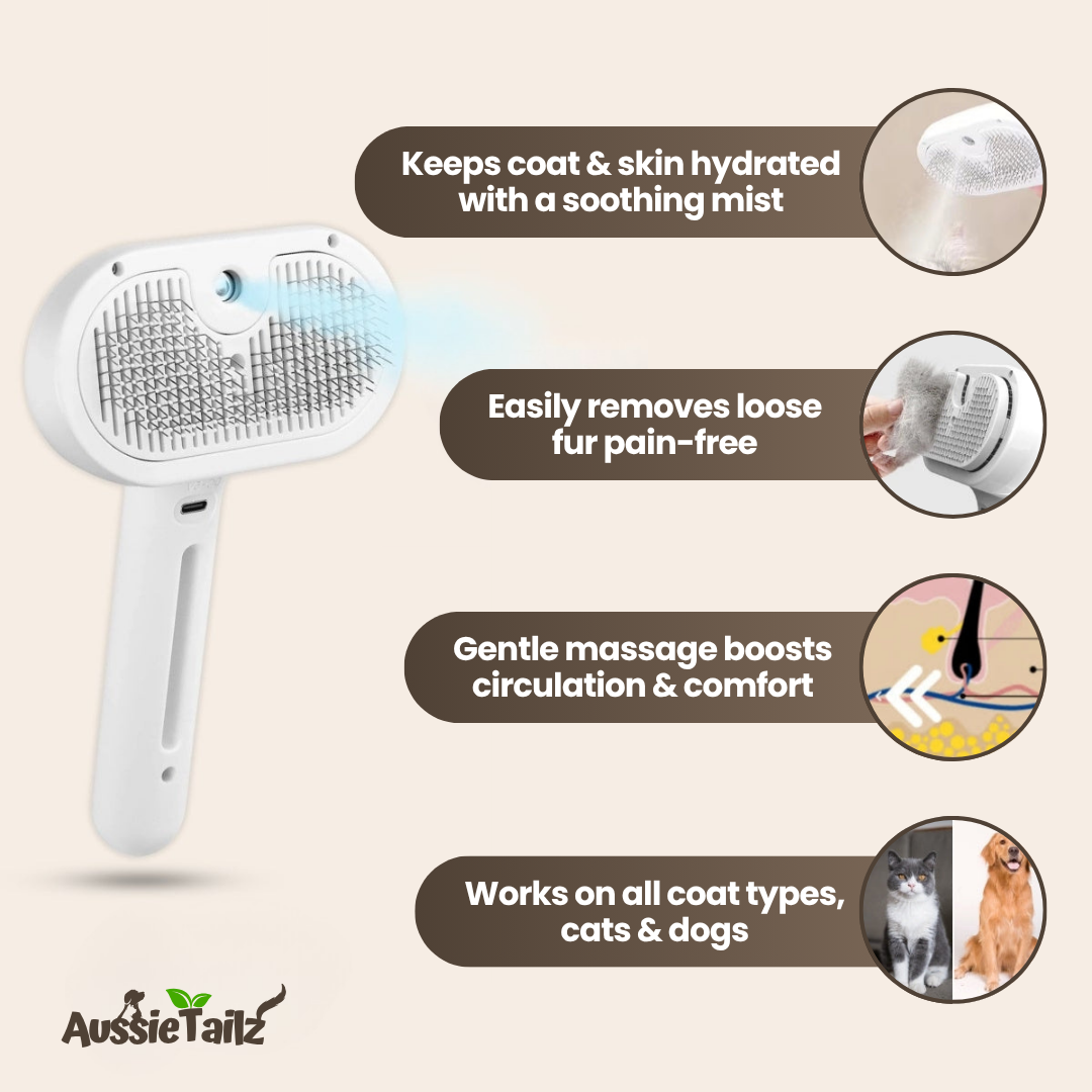 SteamiPro™ | The Ultimate Pet Grooming Brush