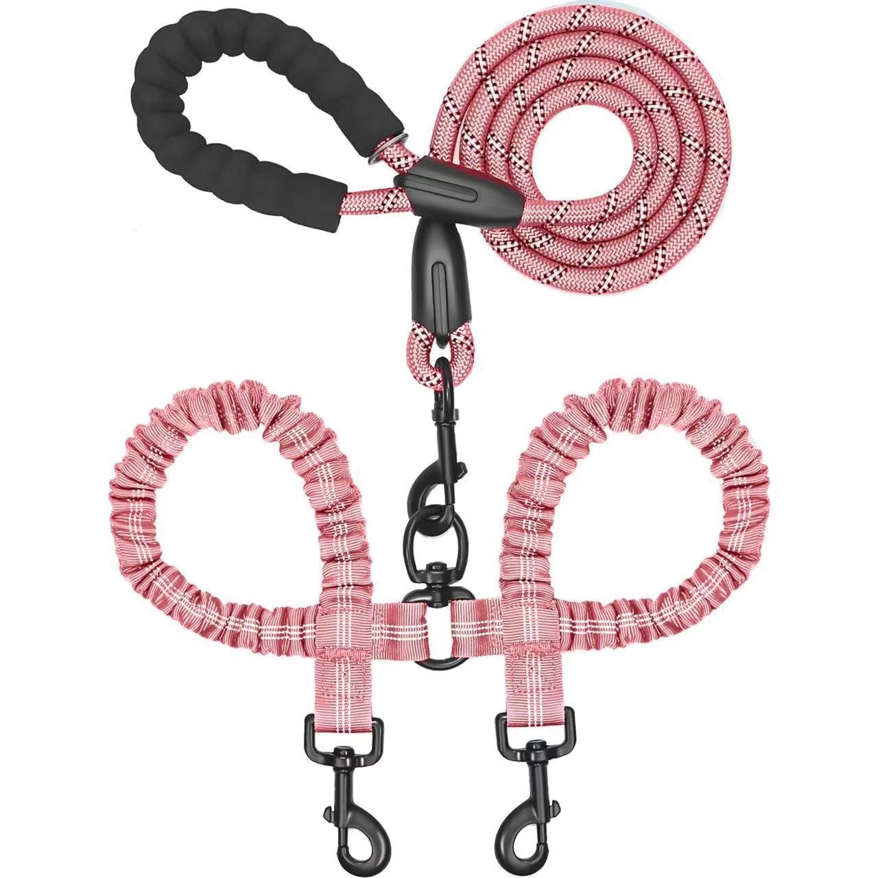 DualGuard™ | Heavy Duty Dog Leash with Shock Absorbing Bungee