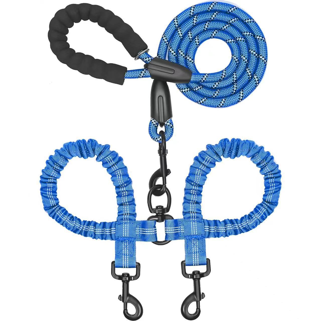 DualGuard™ | Heavy Duty Dog Leash with Shock Absorbing Bungee