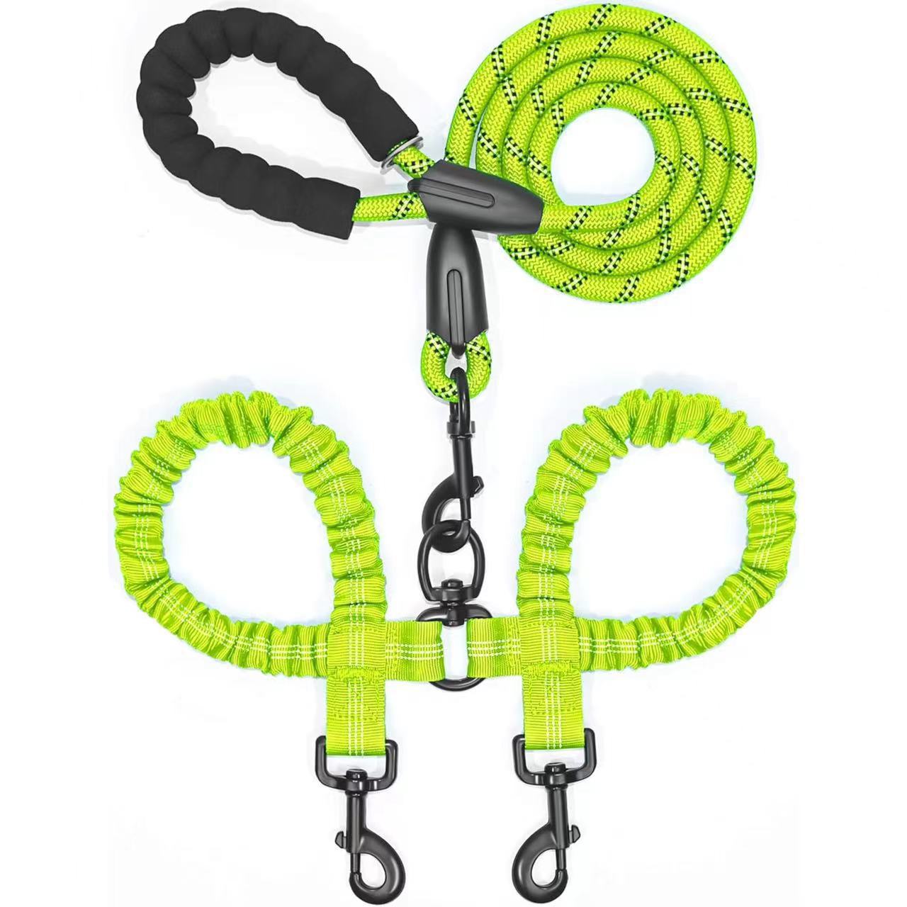DualGuard™ | Heavy Duty Dog Leash with Shock Absorbing Bungee