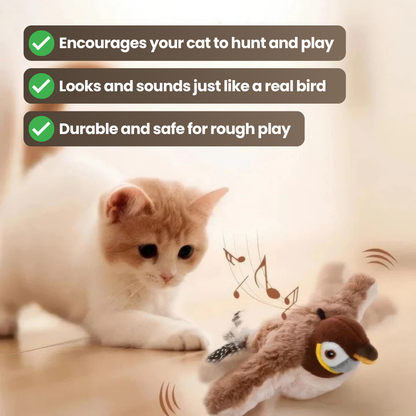 FlappyChase | Realistic Bird Simulation Toy for Cats