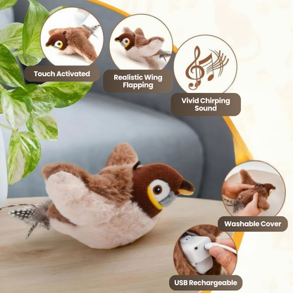FlappyChase | Realistic Bird Simulation Toy for Cats