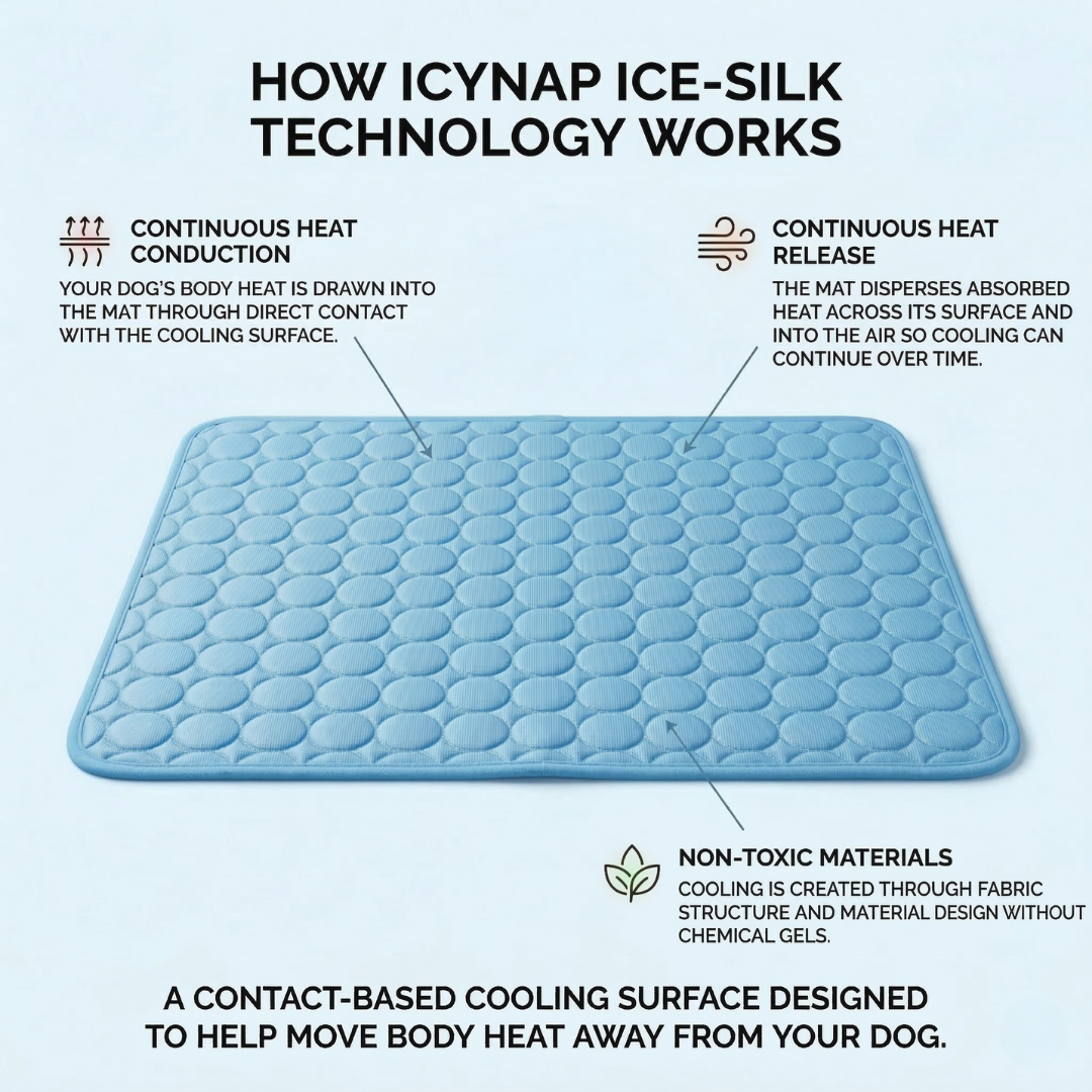 IcyNap™ | Protect Your Dog From Overheating With Continuous Heat Conduction