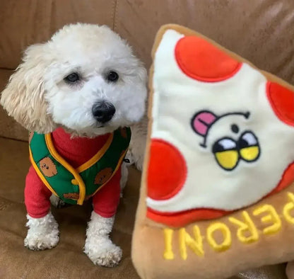 Pizza Dog Toy