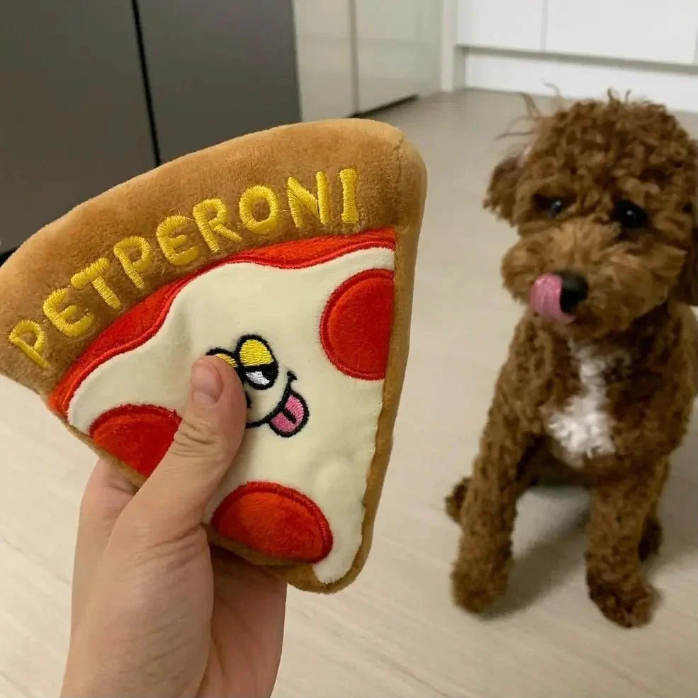 Pizza Dog Toy