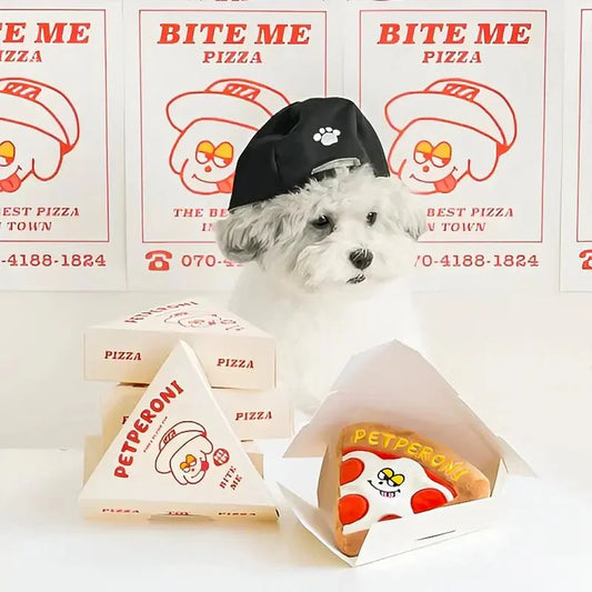 Pizza Dog Toy