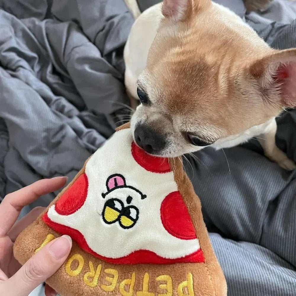 Pizza Dog Toy